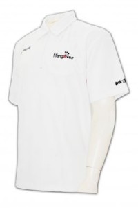 DS002 breathable darts wear  white short sleeves team group printed design supplier hk hong kong